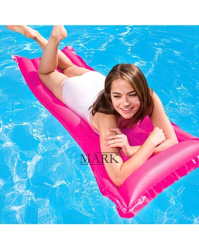 Пляжный Надувной Матрас Bestway 44007 183-69см, ремкомплект, 4цвета, в коробке. (М+)