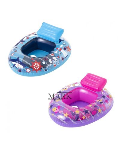 Матрас для купания | Детский надувной плотик BW Bestway 34126 76-65см, в коробке, 2 вида (М+)