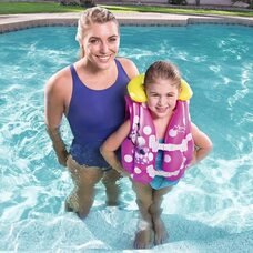 Дитячий надувний жилет BW Bestway 91070 для плавання 51х46 см, рожевий Мінні Маус (М +)