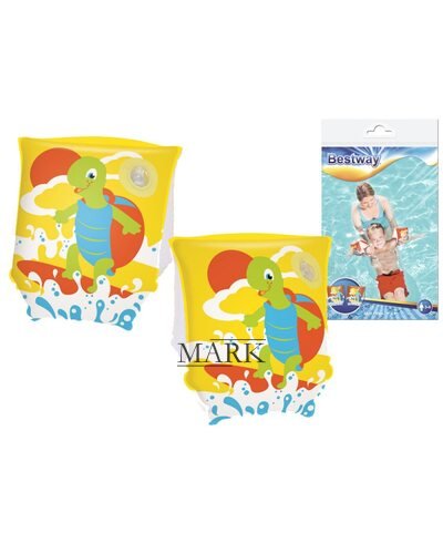 Детские Нарукавники для плавания Bestway 32043 Черепаха, 23 х 15 см (М+)