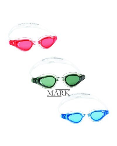 Очки для плавания Bestway  21071 3 цвета регулируемый ремешок, в футляре (М+)