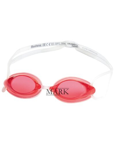 Очки для плавания Bestway  21071 3 цвета регулируемый ремешок, в футляре (М+)