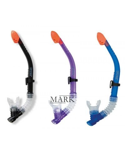 Трубка для плавания Intex 55928 с клапаном 3 цвета (М+)