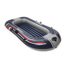 Двухместная надувная лодка Bestway 61064, Treck X1, (Hydro Force), синяя, 228 х 121 см. 3-х камерная (М+)