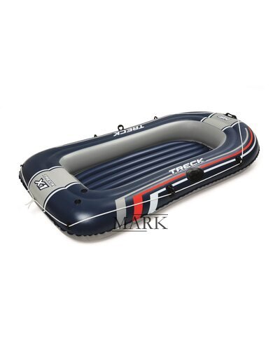 Двухместная надувная лодка Bestway 61064, Treck X1, (Hydro Force), синяя, 228 х 121 см. 3-х камерная (М+)