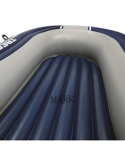 Двухместная надувная лодка Bestway 61064, Treck X1, (Hydro Force), синяя, 228 х 121 см. 3-х камерная (М+)