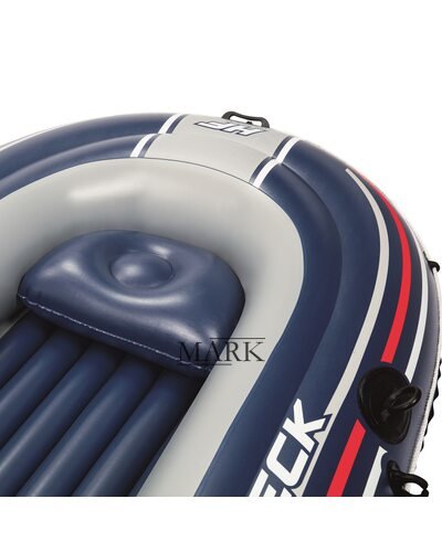 Двухместная надувная лодка Bestway 61064, Treck X1, (Hydro Force), синяя, 228 х 121 см. 3-х камерная (М+)
