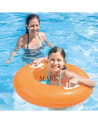 Надувной круг с ручками Intex 76 см (Intex 59258) оранжевый