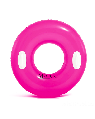 Надувной круг с ручками Intex 76 см (Intex 59258) розовый