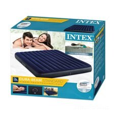 Надувной матрас Intex 64755 двуспальный 183 x 203 x 25 см, Синий (IGR24)