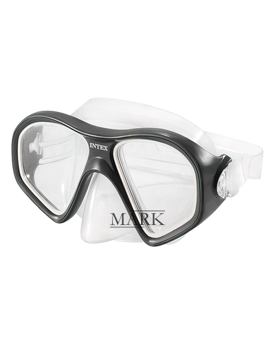 Маска для плавания Intex 55977, чёрный/синий