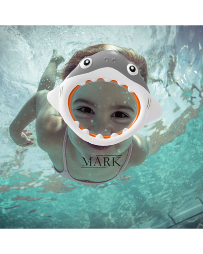 Детская маска для плавания Intex 55915 "Акула", 3-8 лет