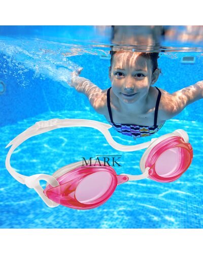 Детские очки для плавания 8+лет 55684 Розовые (I24)
