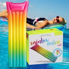 Надувной матрас для плавания 170х53х15 см Intex 58721 "Радужное омбре" (I24)