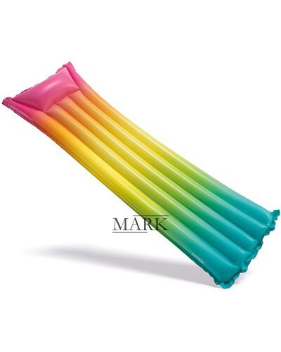 Надувной матрас для плавания 170х53х15 см Intex 58721 "Радужное омбре" (I24)