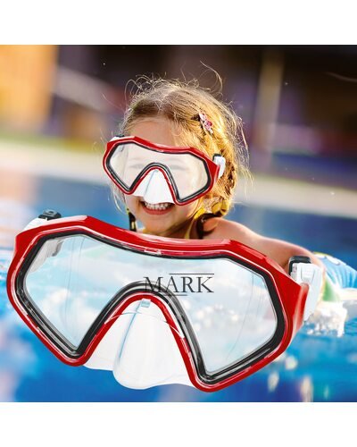 Детская маска для подводного плавания INTEX 22049 Красно-Черная (I24)