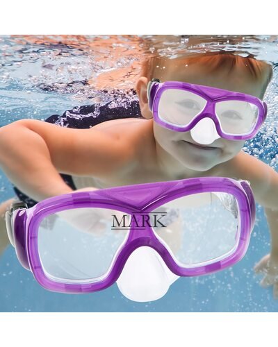 Детская маска для подводного плавания от 7 лет Bestway 22039 Фиолетовая (I24)