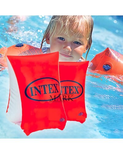Надувные детские нарукавники для плавания 2шт Intex 58642 Оранжевые (I24)