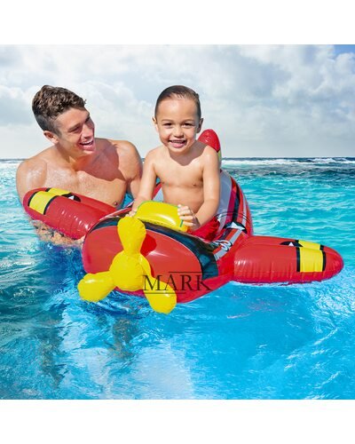 Детский надувной плотик  от 3 до 6 лет до 27кг Intex 59380 "Самолетик" (I24)