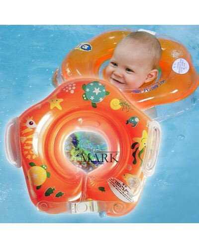 Детский круг для купания на шею Bestway MS 0128 Оранжевый (I24)