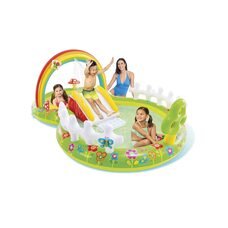 Дитячий надувний басейн-ігровий центр 290*180*104 см Intex 57154 "Мій сад" 450л