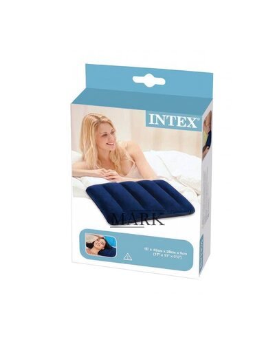 Портативная надувная подушка для путешествия и отдыха INTEX 68672 43*28*9см