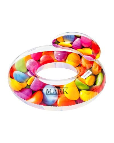 Надувной круг 43186 BESTWAY 117 см с ручками и спинкой/LM