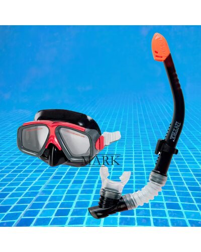 Набор для погружения под воду INTEX 55949 8+ Черный с красным/LM