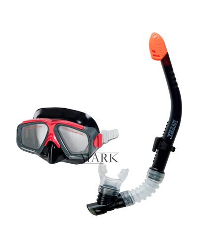 Набор для погружения под воду INTEX 55949 8+ Черный с красным/LM