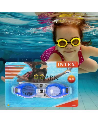 Очки для подводного плавания INTEX 55601 3-8 ЛЕТ Синий/LM