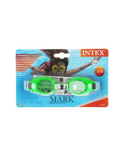 Очки для подводного плавания INTEX 55601 3-8 ЛЕТ Зеленый/LM
