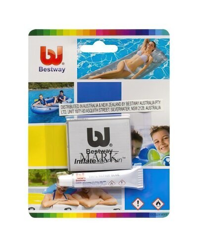 Самоклеющиеся заплатки ремкомплект для быстрого ремонта надувных изделий клей+заплатка BESTWAY 62022 (LM)