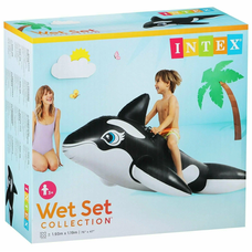 Дитячий надувний пліт для плавання з ручками "Касатка" Intex 58561NP (AT)
