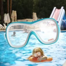 Блакитна маска для плавання Wave Rider Masks Intex 55978