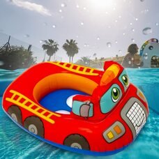 Дитячий надувний пліт для плавання Intex 59586 Червона машинка