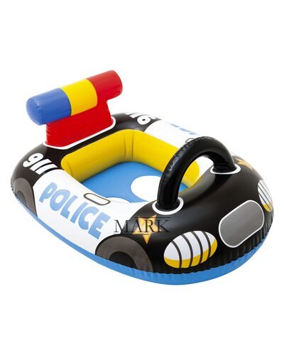Детский надувной плотик для плавания Intex 59586 Полицейская машинка Детский надувной плотик для плавания Intex 59586 Полицейская машинка