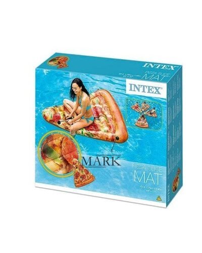 Пляжный нудовной матрас-плотик Intex 58752 "Пицца" 175 х145 см