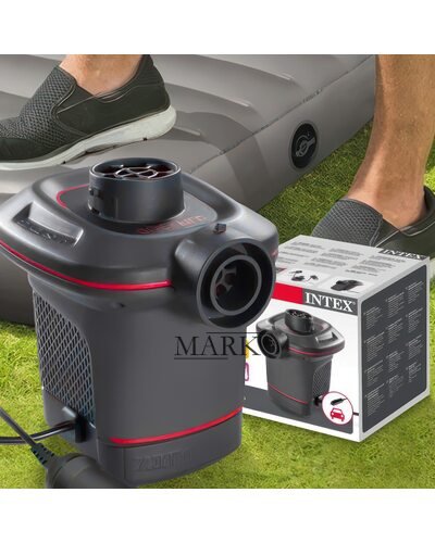 Электрический насос для надувания  от прикуривателя 12 v Intex 66636 (AT)